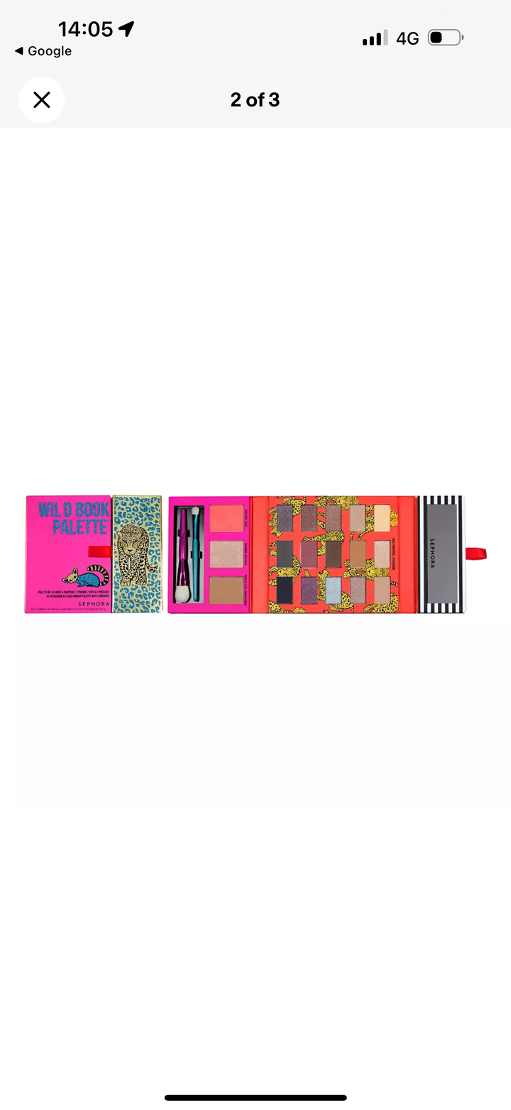 Sephora Collection Wild Book Makeup Palette ORIGINAL