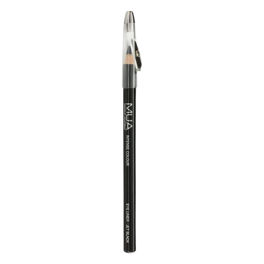 MUA intense colour eyeliner with sharpener - Jet black