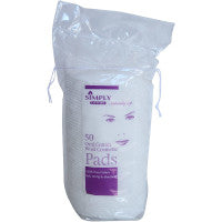 Simply cotton oval pads x 50