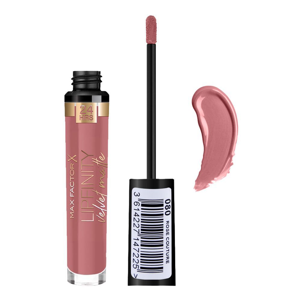 MAX FACTOR LIPFINITY LIQ L/STICK 080 rose couture