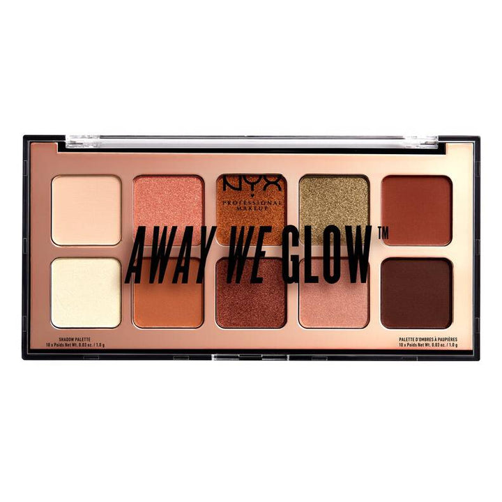 NYX away we go eyeshadow palette - hooked on glow