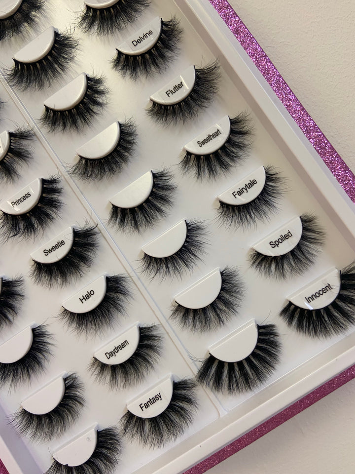 16 pair Lash Faux Mink Lash Book