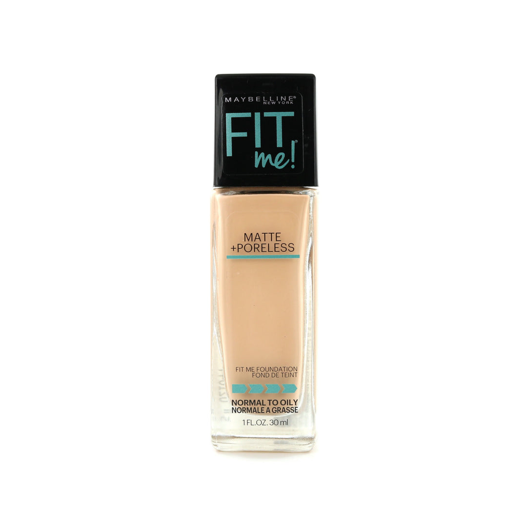 (Maybelline fit me matte + poreless foundation 122 Creamy Beige