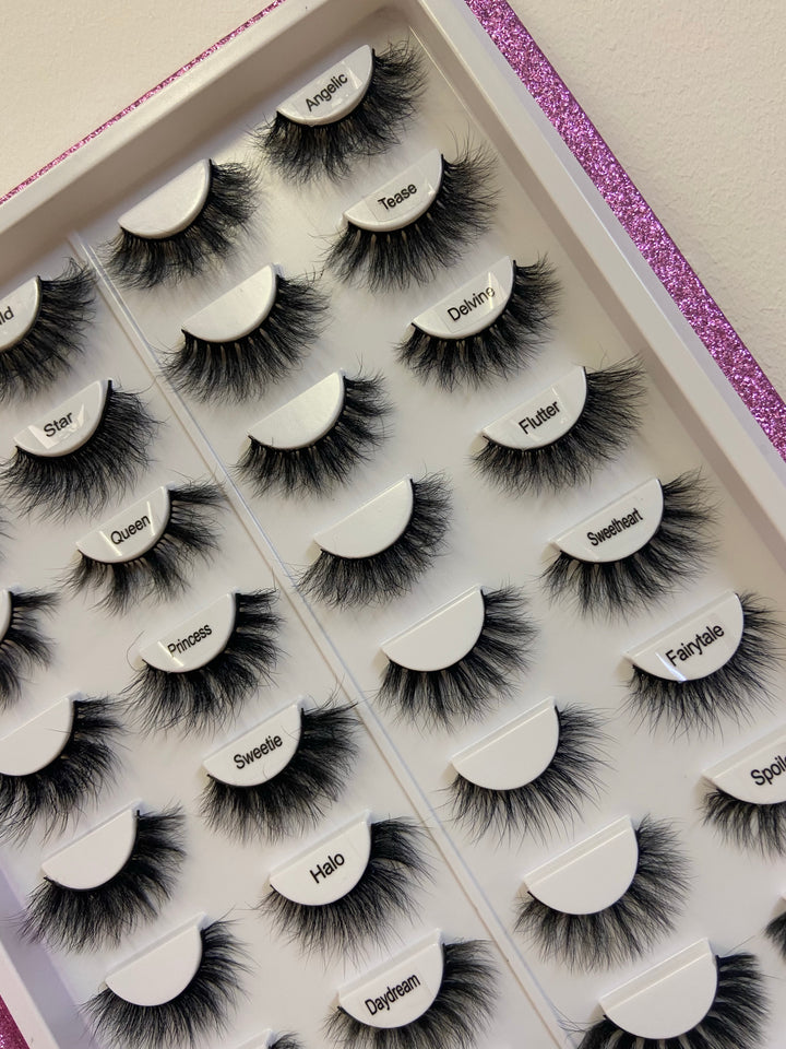 16 pair Lash Faux Mink Lash Book