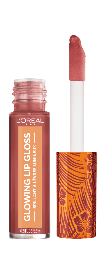 L’Oréal glowing lip gloss 01 Sunday funday