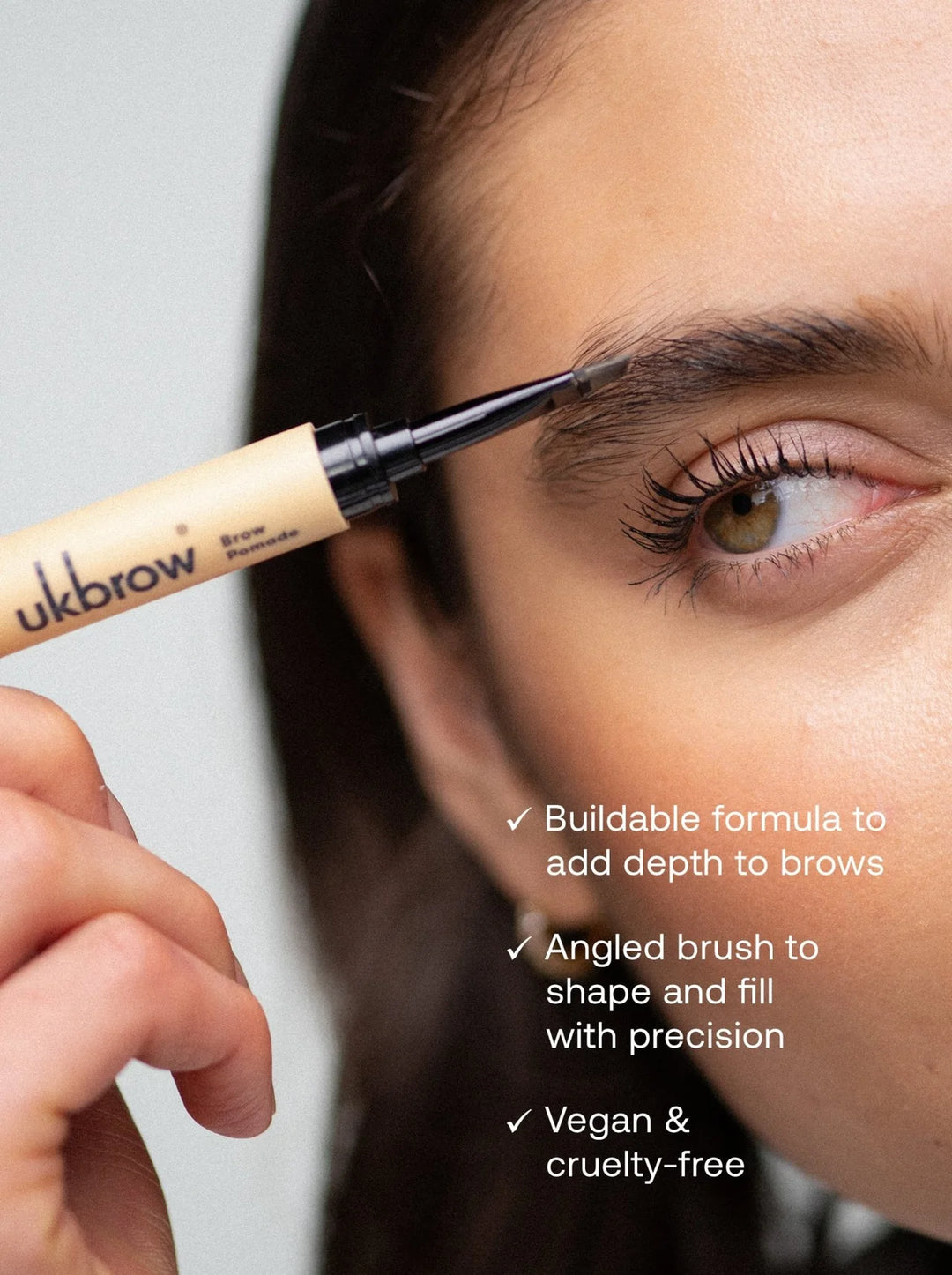 UK brow - brow pomade dark brown