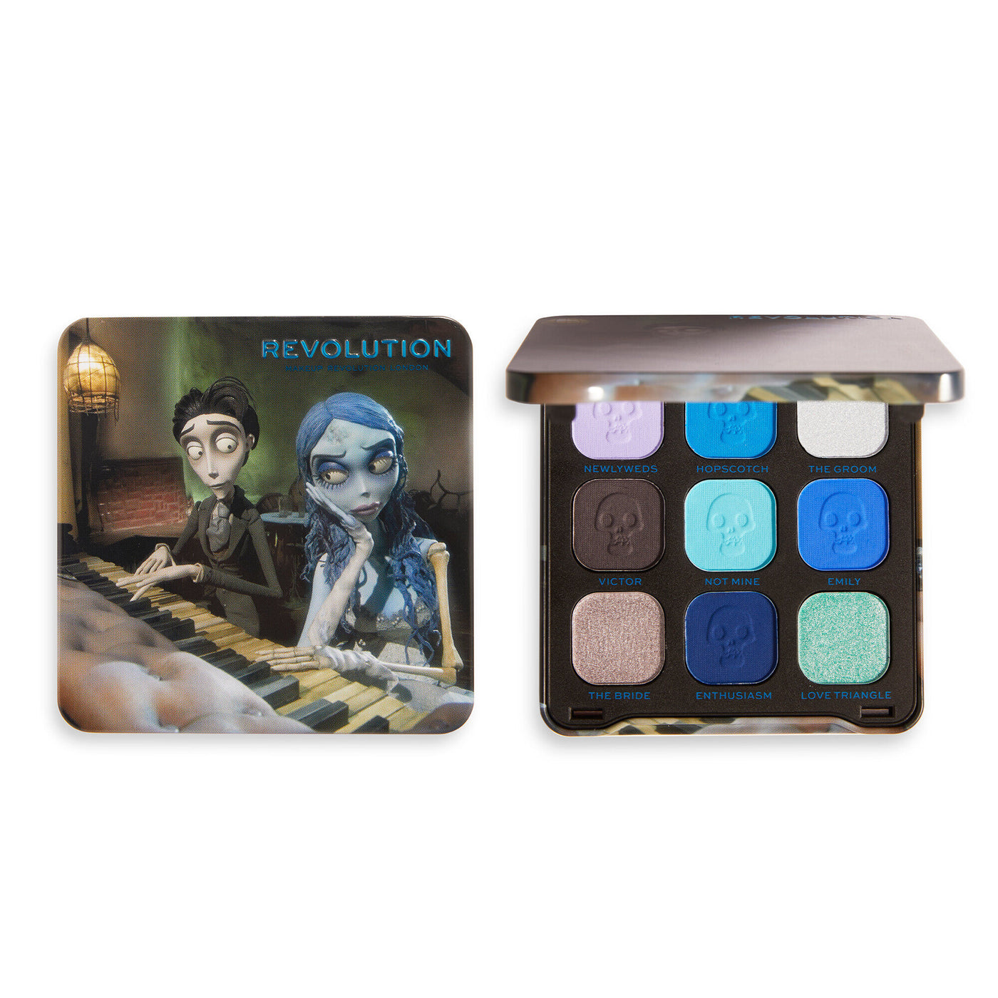 Corpse Bride X Revolution The Newly Weds Shadow Palette