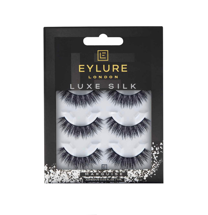 Eylure london x 3 Pairs Luxe Silk Marquise multipack