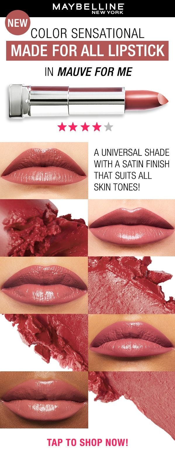 Maybelline colour sensational lipstick “Mauve For Me”