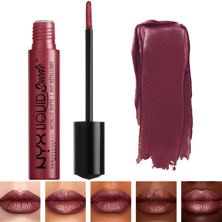 Nyx Matte liquid suede metallic matte lipstick. - Maven