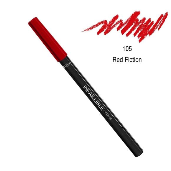 Loreal Infaillible Lip Liner 105 Red Fiction
