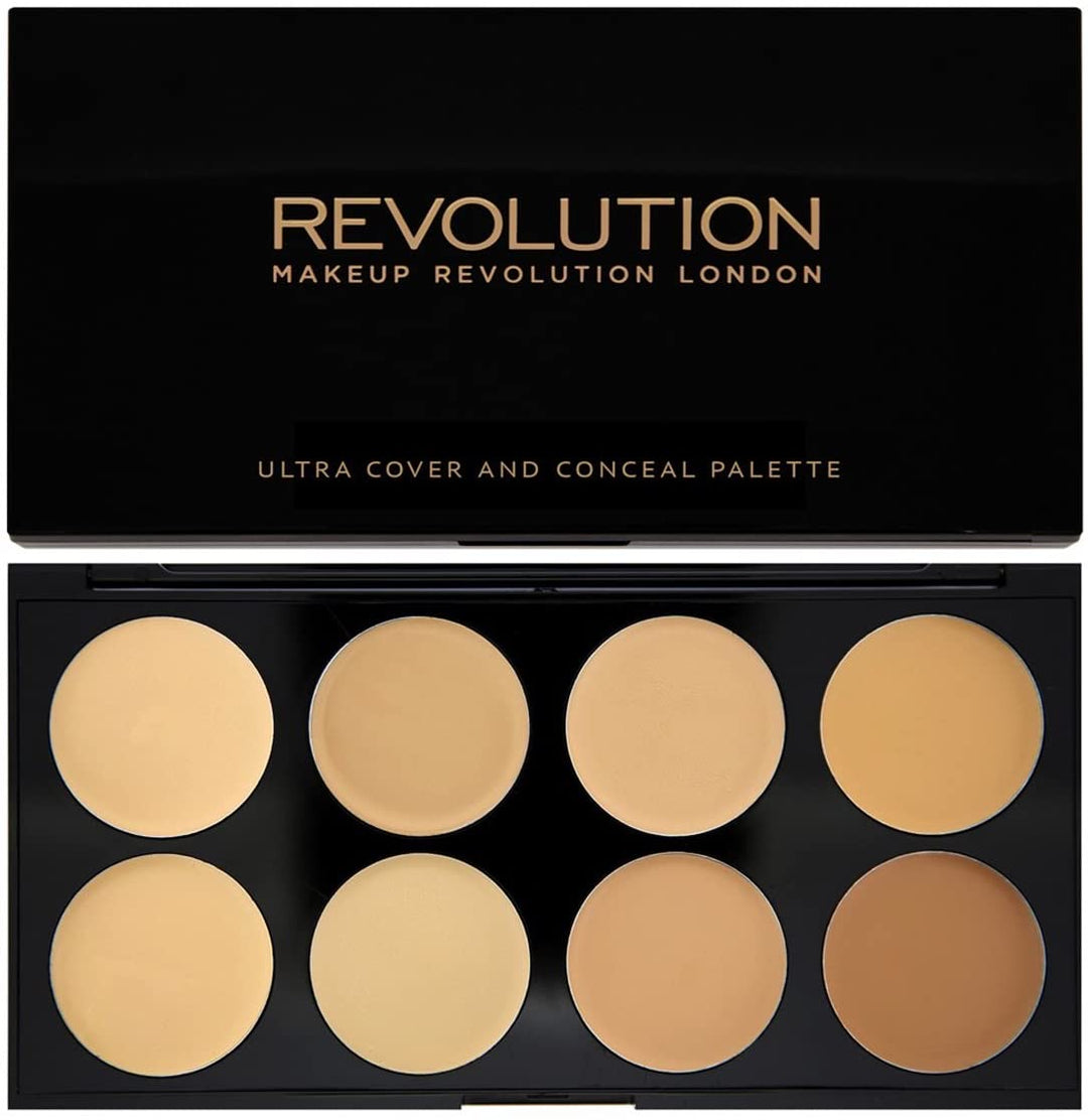 Revolution ultra cover and conceal palette - light