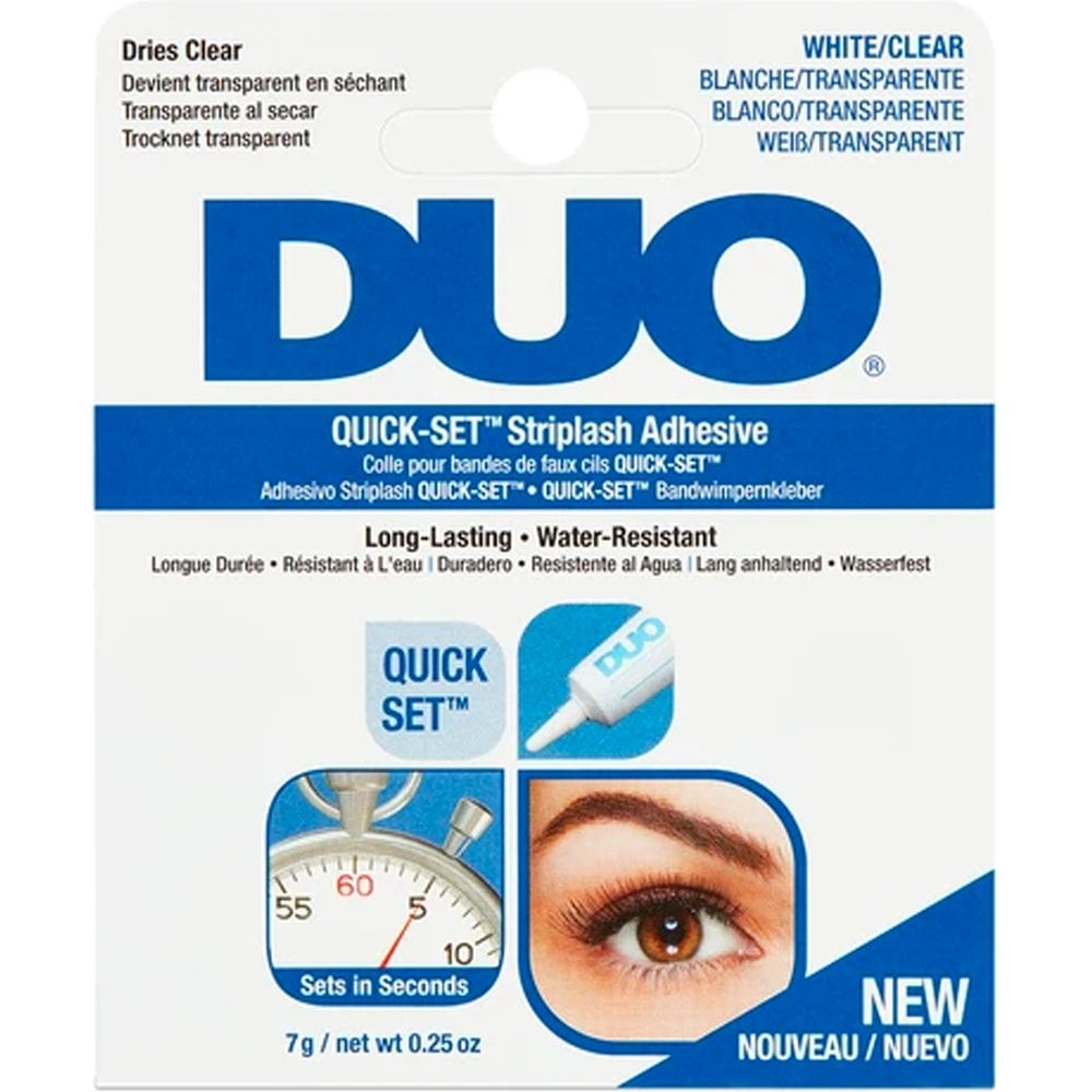 DUO Quick Set Strip lash adhesive white/clear