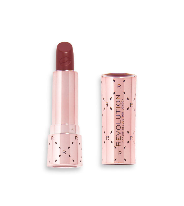 Revolution Soft Glamour Satin Kiss Lipstick Rose